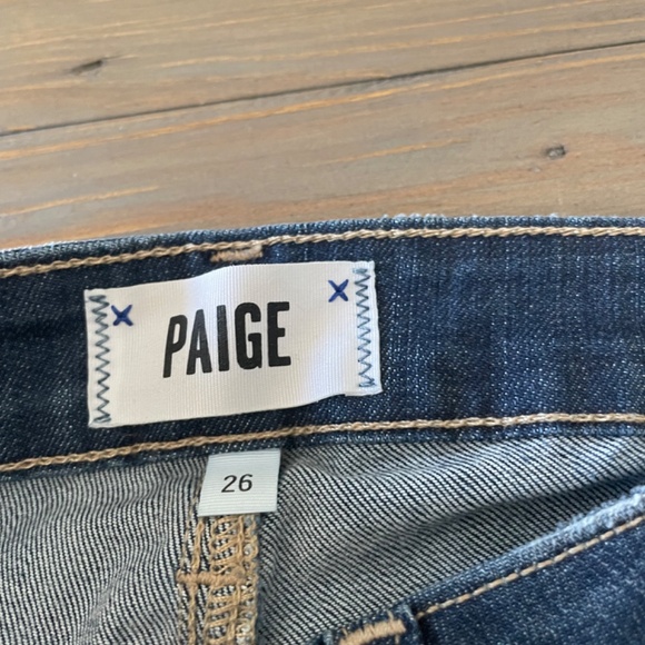 Classic Denim Colour PAIGE jeans cropped - Picture 7 of 9